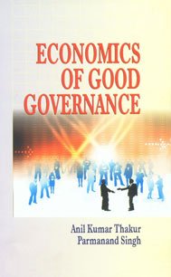 9788184501575: Economics of Good Governance