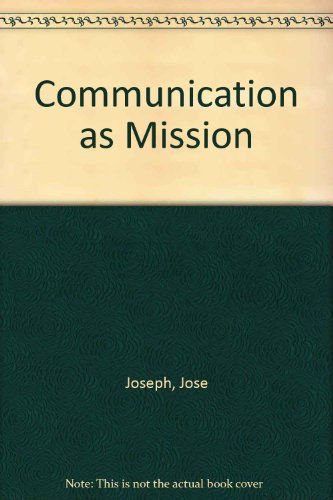 9788184580068: Communication as Mission