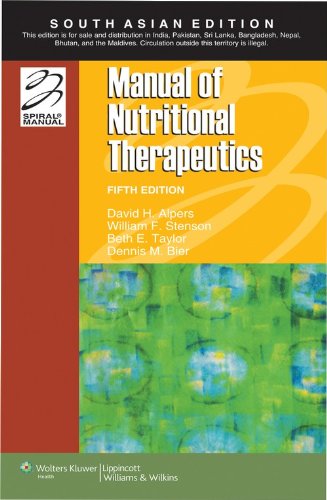 Imagen de archivo de Manual of Nutritional Therapeutics a la venta por Majestic Books