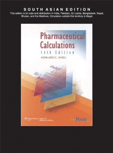 Stock image for Pharmaceutical Calculations for sale by PAPER CAVALIER US