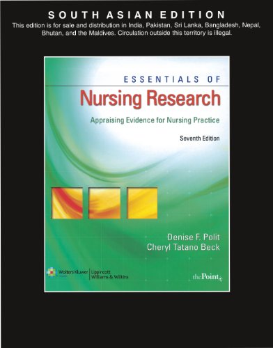 Stock image for Essentials of Nursing Research 7/e for sale by ThriftBooks-Dallas