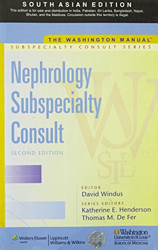 Imagen de archivo de The Washington Manual Nephrology Subspecialty Consult a la venta por Books Puddle