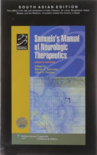 Stock image for Samuels' Manual of Neurologic Therapeutics for sale by Majestic Books