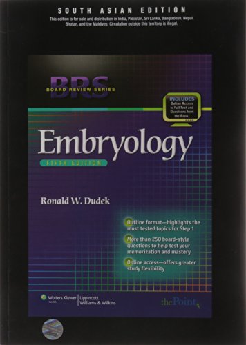 9788184734294: BRS Embryology