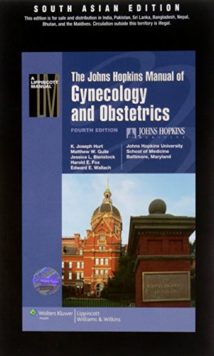 Imagen de archivo de The Johns Hopkins Manual of Gynecology and Obstetrics a la venta por Majestic Books