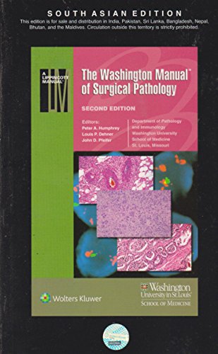 Imagen de archivo de Oldthe Washington Manual Of Surgical Pathology : With Solution Code a la venta por Books in my Basket