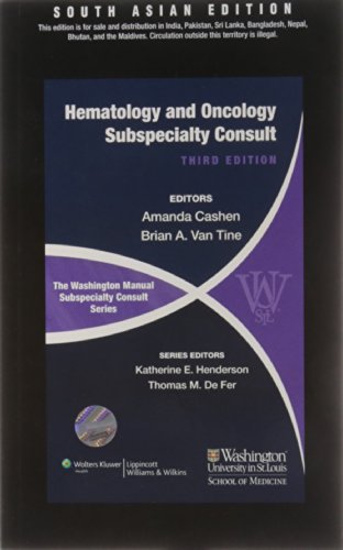 Imagen de archivo de Manual Hematology/Oncology: Subspecialty Cons 3/e a la venta por dsmbooks