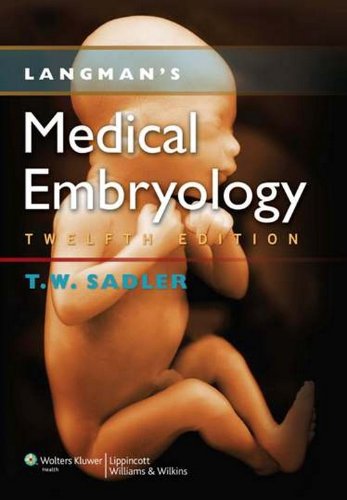 Stock image for LANGMAN'S MEDICAL EMBRYOLOGY SOUTH ASIAN EDITION for sale by HPB-Red