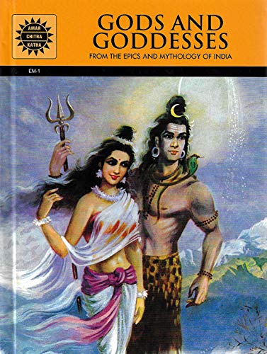 Beispielbild fr Gods and Goddesses - From the Epics and Mythology of India by Amar Chitra Katha (22 Comic Books) zum Verkauf von HPB-Ruby