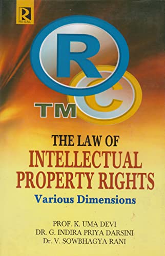 Stock image for The Law of Intellectual Property Rights: Various Dimensions for sale by Books in my Basket