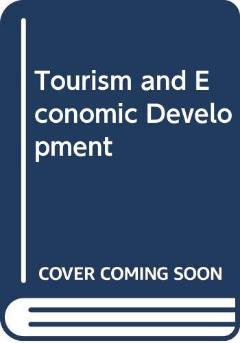 Imagen de archivo de Tourism and Economic Development a la venta por Books in my Basket