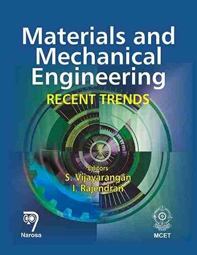 9788184870077: Materials and Mechanical Engineering: Recent Trends