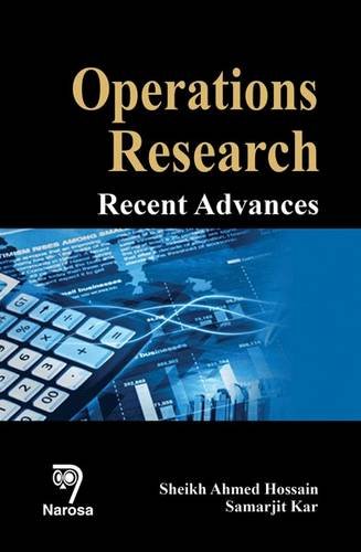 9788184872552: Operations Research: Recent Advances
