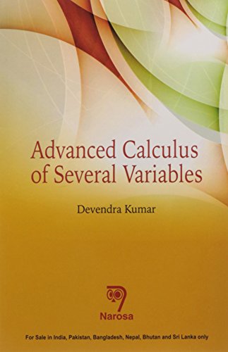 9788184873870: Advanced Calculus Of Several Variables