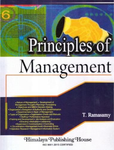 9788184885590: Principles of Management