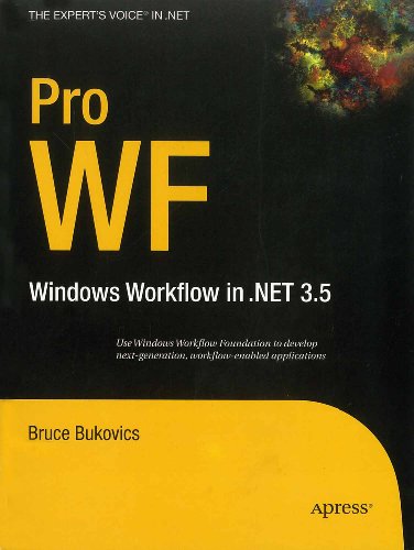 Stock image for Pro WF: Windows Workflow in .NET 3.5 for sale by Mispah books