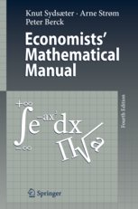 Beispielbild fr Economist*s Mathematical Manual, 4e zum Verkauf von dsmbooks