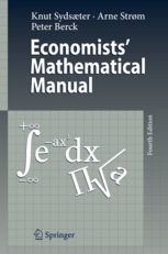 Stock image for Economist*s Mathematical Manual, 4e for sale by dsmbooks