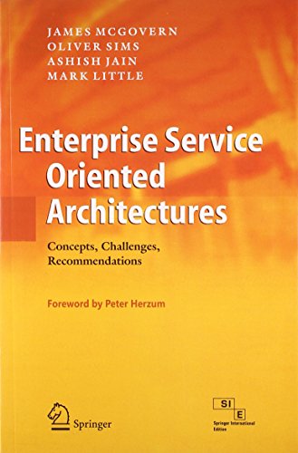 Beispielbild fr Enterprise Service Oriented Architectures zum Verkauf von Majestic Books