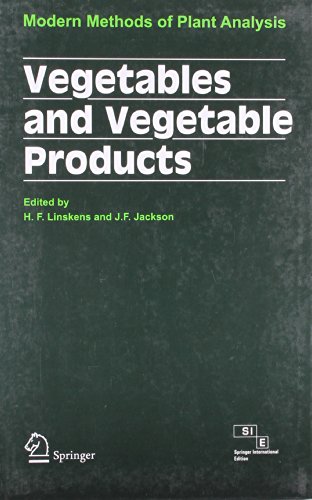Imagen de archivo de Vegetables And Vegetable Products: Modern Methods Of Plant Analysis a la venta por Books in my Basket