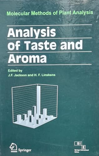 Imagen de archivo de Analysis of Taste and Aroma a la venta por Majestic Books