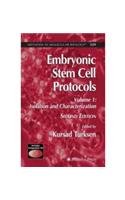 Beispielbild fr EMBRYONIC STEM CELL PROTOCOLS: ISOLATION AND CHARACTERIZATION, VOLUME 1, 2ND EDITION {WITH CD-ROM} zum Verkauf von Mispah books