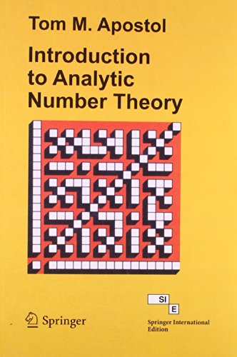 Beispielbild fr Introduction to Analytic Number Theory zum Verkauf von Majestic Books