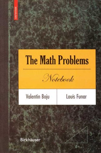 Beispielbild fr The Math Problems Notebook zum Verkauf von Majestic Books