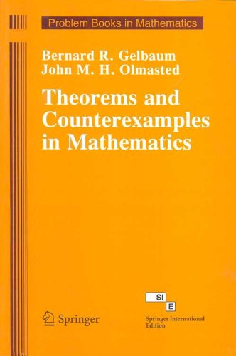 9788184895438: Theorems And Counter Examples In Maths