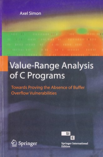 Stock image for Value-Range Analysis of C Programs for sale by Majestic Books