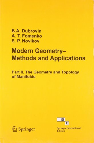 Imagen de archivo de Modern Geometry-Methods And Applications Part-Ii : The Geometry And Topology Of Manifolds a la venta por dsmbooks