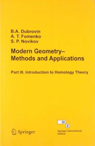 Imagen de archivo de Modern Geometry - Methods and Applications, Vol. 3 a la venta por Majestic Books