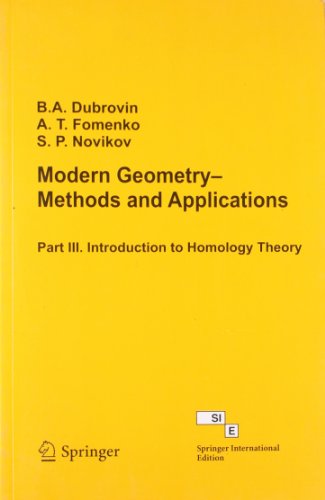 Stock image for Modern Geometry - Methods and Applications, Vol. 3 for sale by Majestic Books