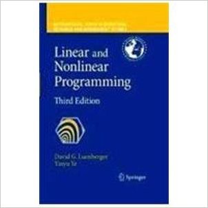 Imagen de archivo de Linear and Nonlinear Programming a la venta por ThriftBooks-Atlanta