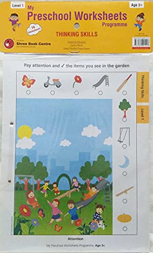 Stock image for My Preschool Worksheets Programme Thinking Skills Level 1 for sale by Mispah books