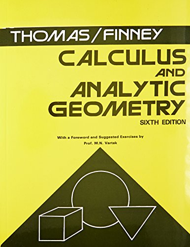 Imagen de archivo de Calculus and Analytic Geometry a la venta por Wonder Book