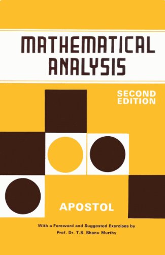 9788185015668: Mathematical Analysis: 2nd Ed *** Ref 0-201-002