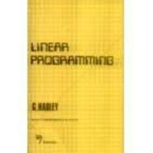 Stock image for Linear Programming [Paperback] [Jan 01, 2002] G Hadley for sale by dsmbooks