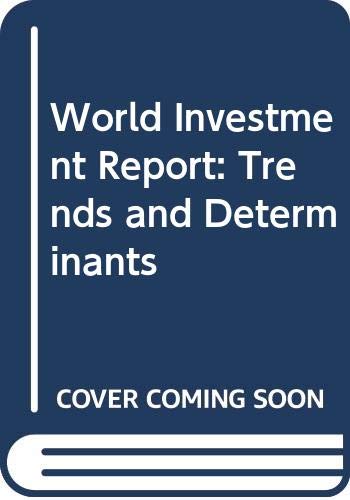 World Investment Report 1998: Trends and Determinants (9788185040295) by United-nations-conference-on-trade-development