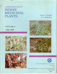 Stock image for A Compendium on Indian Medicinal Plants for sale by Mispah books
