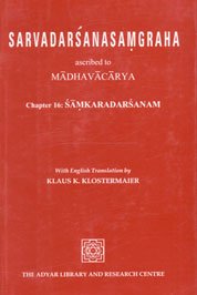 Beispielbild fr Sarvadarsanasamgraha Ascribed to Madhavacarya zum Verkauf von Books Puddle