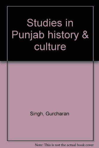 Stock image for Studies in Punjab History & Culture for sale by Lime Works: Books Art Music Ephemera Used and Rare