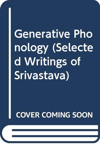 Stock image for Generative Phonology, Vol. 7 for sale by Books Puddle