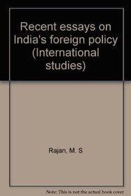 Beispielbild fr Recent essays on India's foreign policy (International studies) zum Verkauf von GridFreed