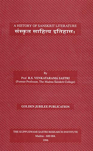 Beispielbild fr A History of Sanskrit Literature = Samskrta Sahitya Itihasah zum Verkauf von Books Puddle