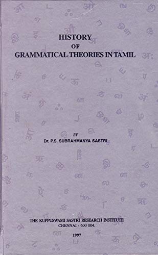 Beispielbild fr History of Grammatical Theories in Tamil zum Verkauf von Books Puddle