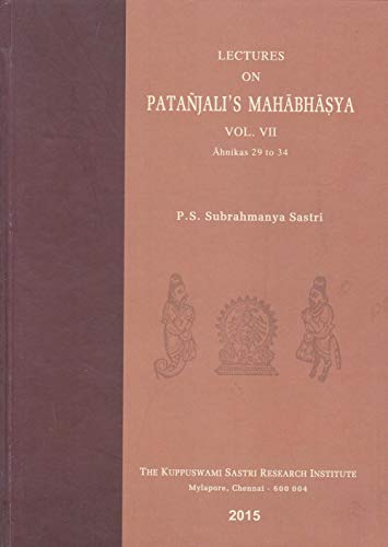 Imagen de archivo de Lectures on Patanjali Mahabhasya (HB) (Vol. 7) a la venta por Books Puddle