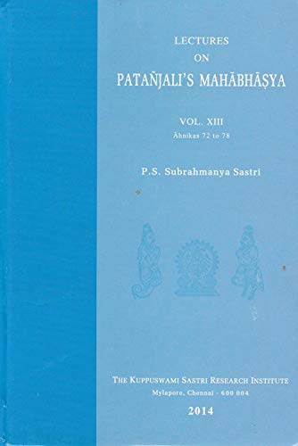 Beispielbild fr Lectures on Patanjali Mahabhasya (HB) (Vol. 13) zum Verkauf von Books Puddle