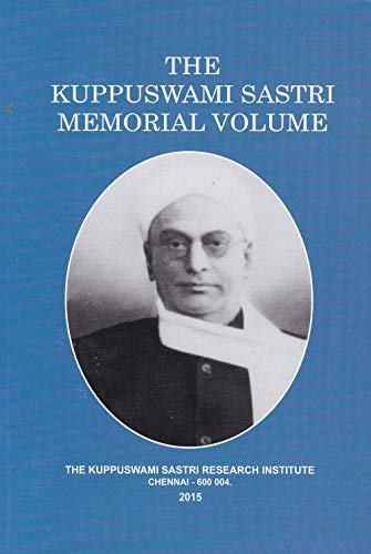 Beispielbild fr The Kuppuswami Sastri Memorial Volume zum Verkauf von Books Puddle
