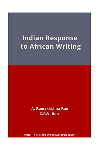 Imagen de archivo de Indian Response to African Writing a la venta por Books in my Basket